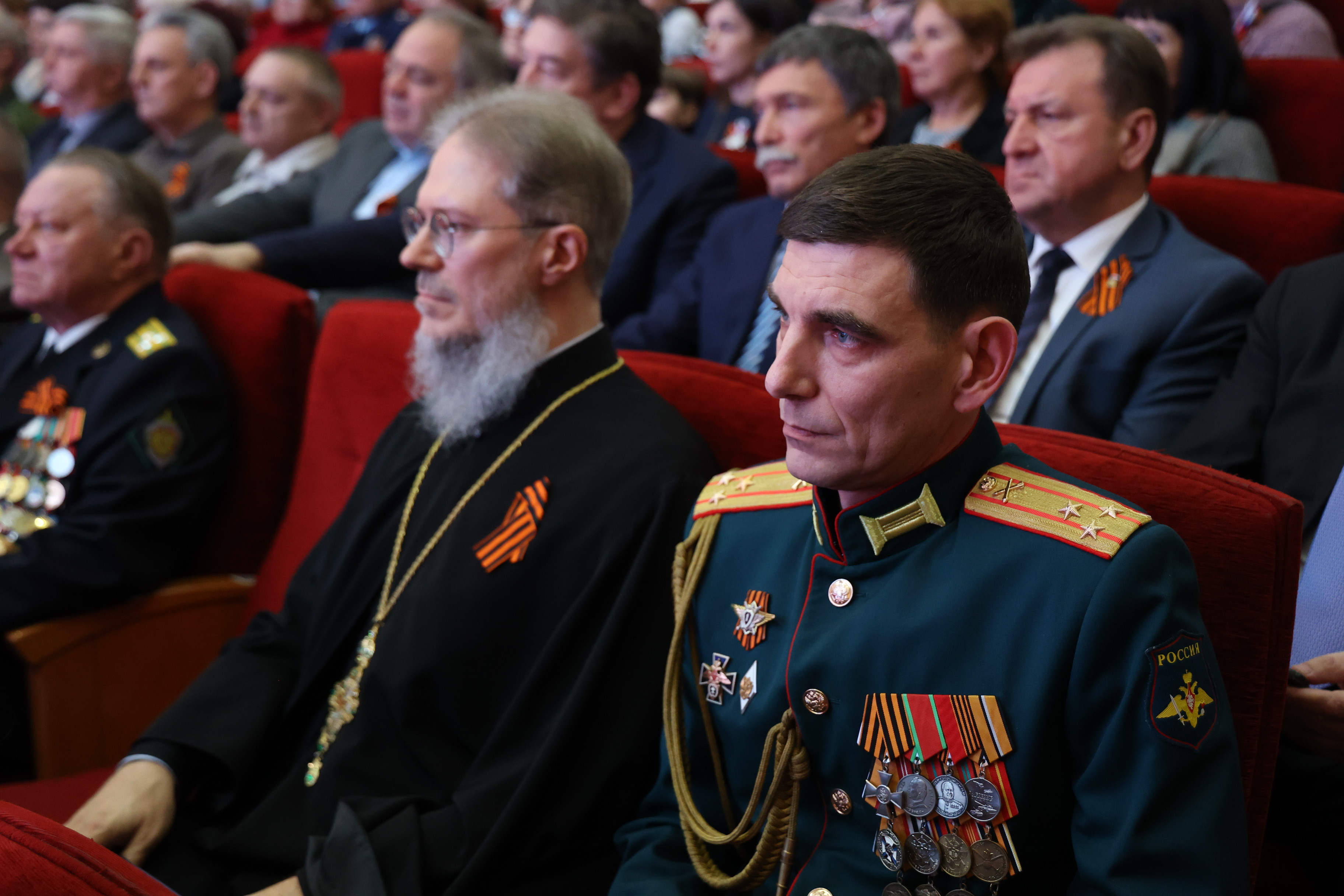 Краевые депутаты стали участниками торжественного собрания в преддверии Дня защитника Отечества