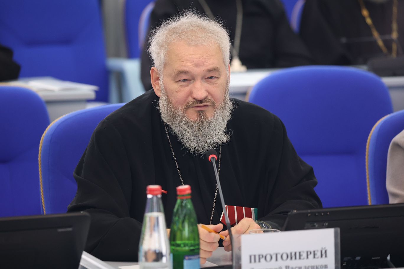 Николай Великдань выступил модератором секции Всемирного Русского Народного Собора в Думе Ставропольского края