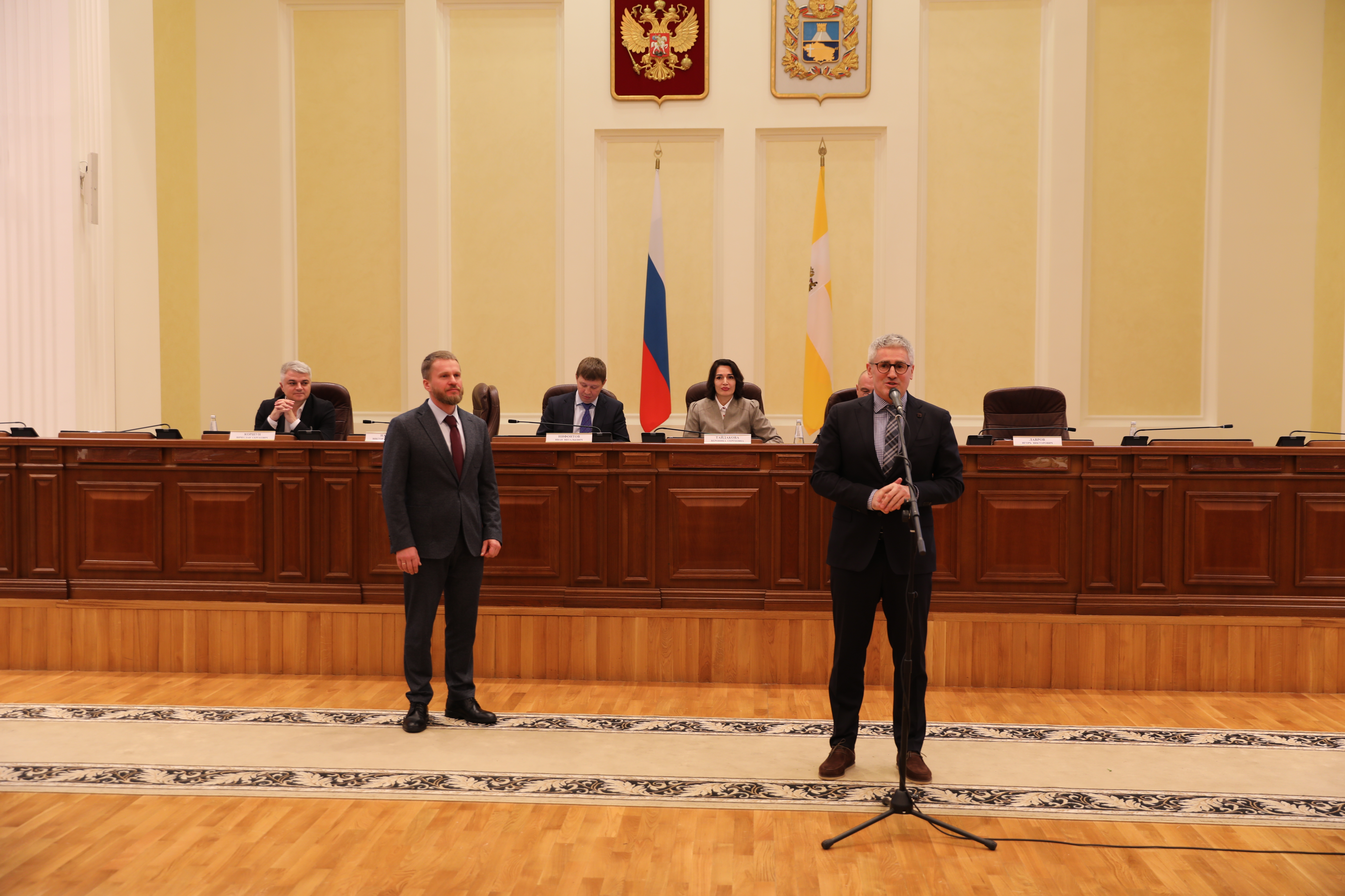 Краевые депутаты приняли участие в чествовании большой спортивной семьи Ставрополья