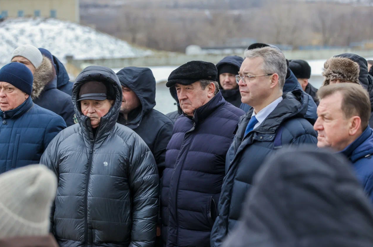 Депутаты Думы Ставрополья приняли участие в чине освящения воды на Сенгилеевском водохранилище