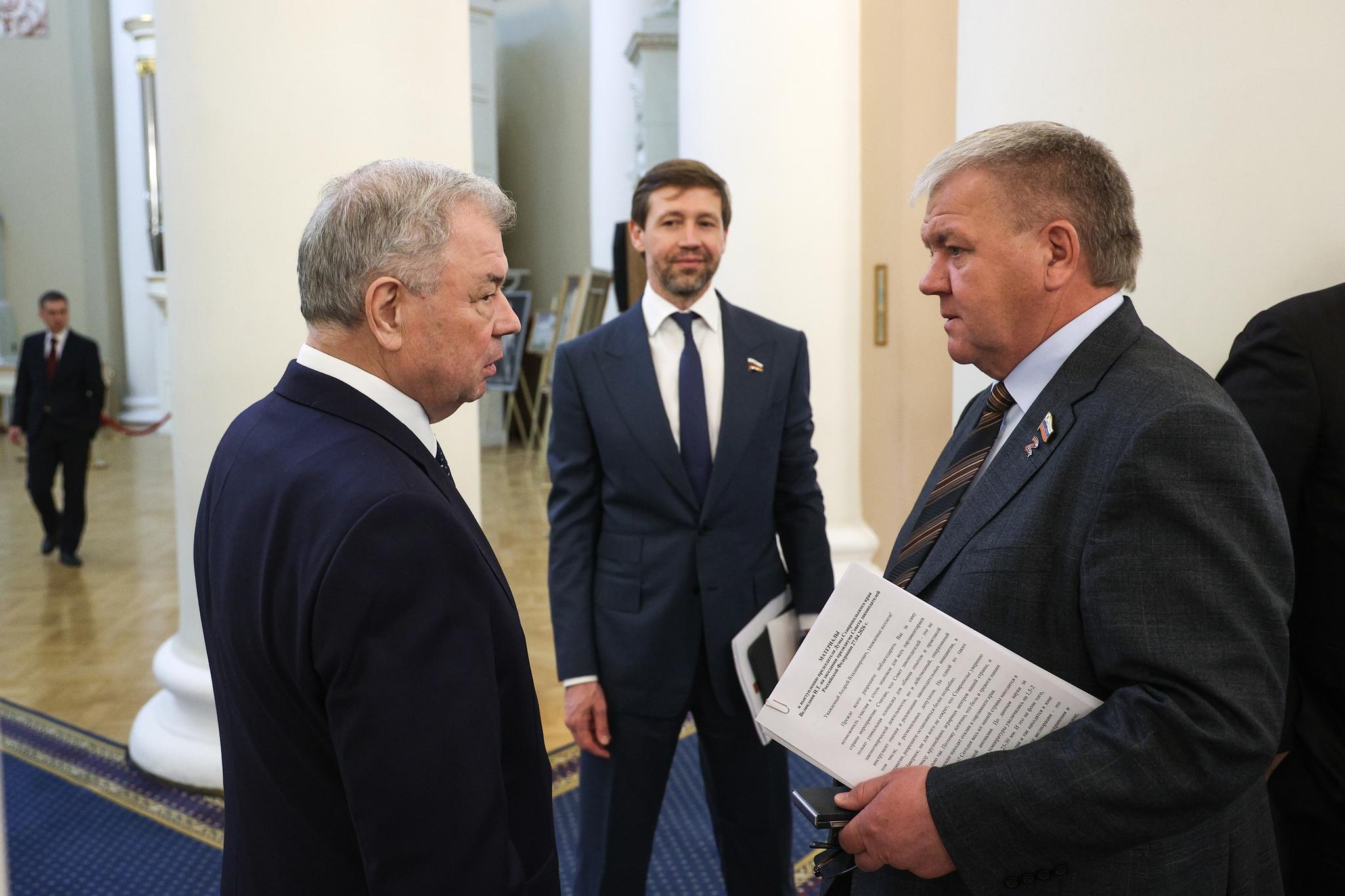 Николай Великдань прокомментировал повестку заседания Президиума Совета законодателей при Федеральном Собрании