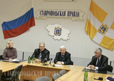 В.А. Коваленко встретился с журналистами